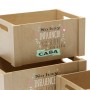 Set of decorative boxes Versa Wood (3 Pieces)