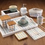 Set of decorative boxes Versa Peter Cardboard (15 Pieces)