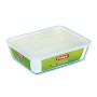 Food Preservation Container Pyrex White Black Transparent Clear Rectangular