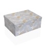 Set of decorative boxes Versa Cardboard Feathers (15 Pieces)