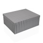 Set of decorative boxes Versa Grey Cardboard (15 Pieces)