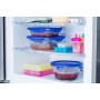Récipient de Conservation des Aliments Pyrex Bleu Transparent 800 ml (2 Unités)