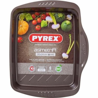 Baking tray Pyrex Brown Black Metal