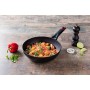 Wok Pan Pyrex Black Aluminium
