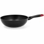 Wok Pan Pyrex Black Aluminium