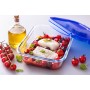 Food Preservation Container Pyrex Blue Transparent Rectangular 800 ml
