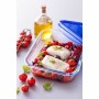 Food Preservation Container Pyrex Blue Transparent Rectangular 800 ml
