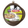 Pizza Mould Pyrex Brown Black Metal