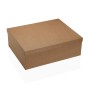 Set of decorative boxes Versa Brown Cardboard (15 Pieces)