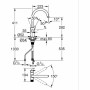 Kitchen Tap Grohe  Blue Pure StartCurve Metal C-shaped