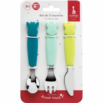 Couverts Sophie la Girafe Silicone
