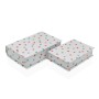 Decorative box Versa Canvas MDF Wood Book
