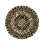 Dessous de plat Versa Blanc Noir Textile Jacinthe d'eau 38 cm