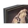 Painting Home ESPRIT Black Animal Loft Lacquered 64 x 4,5 x 84 cm (4 Units)