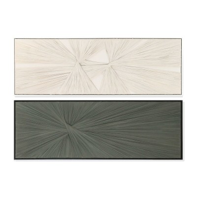Painting Home ESPRIT Green Beige Modern 153 x 4,5 x 53 cm (2 Units)