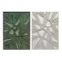 Cadre Home ESPRIT Vert Beige Moderne (2 Unités)