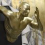 Painting Home ESPRIT Golden Men Modern 80 x 3,5 x 80 cm (2 Units)