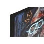 Cadre Home ESPRIT Noir Lion Singe Loft 83 x 3,7 x 83 cm (2 Unités)