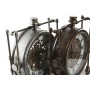Table clock Home ESPRIT Golden Silver Vintage (2 Units)
