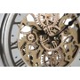 Table clock Home ESPRIT Golden Silver Vintage (2 Units)