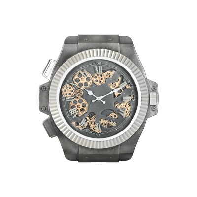 Wall Clock Home ESPRIT Black Silver Iron