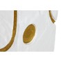 Pedestal Home ESPRIT White Golden MDF Wood Modern 25 x 25 x 80 cm