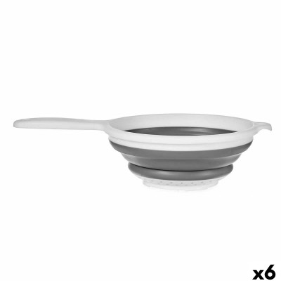 Tamis Kinvara CK15588-16 Blanc Gris polypropylène TPR 33,5 x 20 x 8 cm 20 x 33,5 x 3,5 cm (6 Unités)
