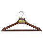 Set of Clothes Hangers Confortime Brown Wood 3 Pieces (24 Units)