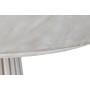 Dining Table Home ESPRIT White Mindi wood 120 x 120 x 75 cm