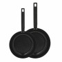 Poêle Menastyl Aluminium Ø 24 cm Ø 28 cm (2 Unités)
