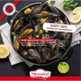 Pan Menastyl Black Glazed enamelled steel
