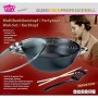 Wok Pan GSW Steel Forged steel Ø 32 cm 4 Pieces