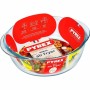 Plat de Four Pyrex Transparent Verre Borosilicaté Rond Ø 26 cm