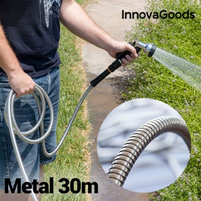 InnovaGoods Unbreakable Metal Hose (30 m)
