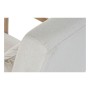 Armchair DKD Home Decor Beige Natural Rubber wood Sixties 66 x 85 x 81 cm