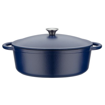 Casserole avec Couvercle GSW 717328 Bleu Acier inoxydable 7 L