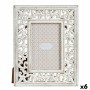Cadre photo Blanc Bois MDF 19,6 x 24,5 x 1 cm (6 Unités)