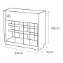 Antimoustiques Électrique EDM Argenté (33 x 9 x 26 cm)