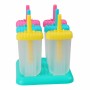 Moule pour Glaces Excellent Houseware Multicouleur polypropylène 40 ml (6 Unités)