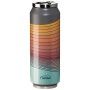 Travel thermos flask Inoxibar 61267 RED WAVES Red 700 ml