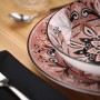 Tableware Versa Pink Porcelain 18 Pieces