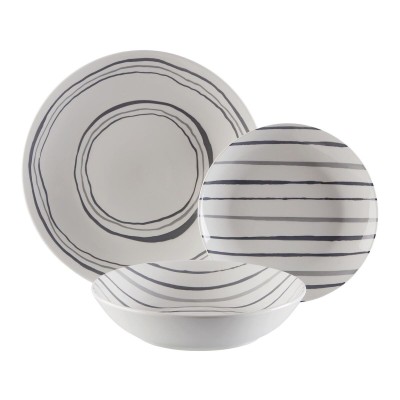 Tableware Versa Grey Porcelain