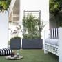 Pot Deroma Anthracite 38 x 38 x 39 cm Plastique Carré Seau 38 cm