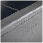 Pot Deroma Anthracite 38 x 38 x 39 cm Plastique Carré Seau 38 cm