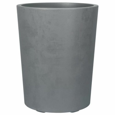 Pot Deroma Gris Plastique Rond Cylindre