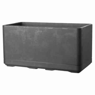 Jardinière auto-arrosante Deroma Anthracite 78 x 38 x 39 cm Plastique Rectangulaire