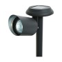 Solar garden lights Lumineo Aluminium Black LED 3 Lm