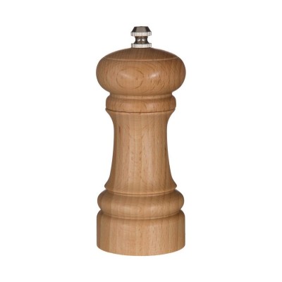 2 in 1 Salt and Pepper Mill Secret de Gourmet Brown Wood 14,5 x 5,5 cm