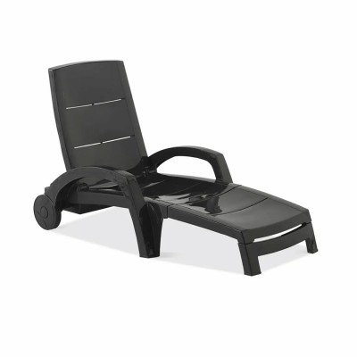 Chaise longue Shaf Ocean Anthracite 100 x 74 x 42 cm