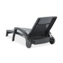 Chaise longue Shaf Ocean Anthracite 100 x 74 x 42 cm
